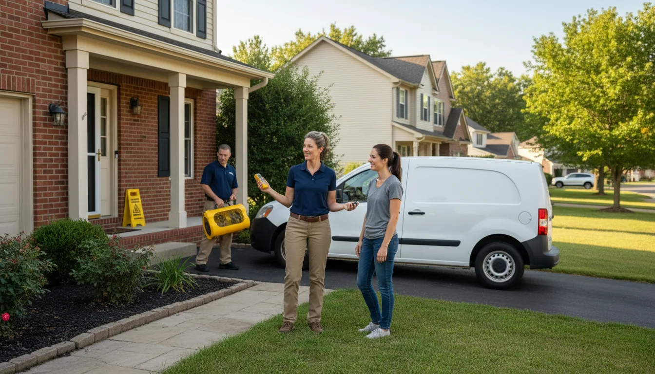 Water restoration image for Fire And Smoke Damage Restoration in Rowena, TX